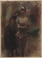 TdM B 015
<br/>
Revue-meisje
<br/>
<em>Israëls, Isaac (1865-1934)</em>